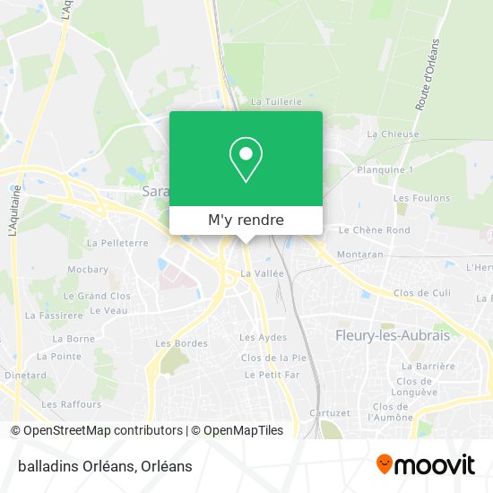 balladins Orléans plan