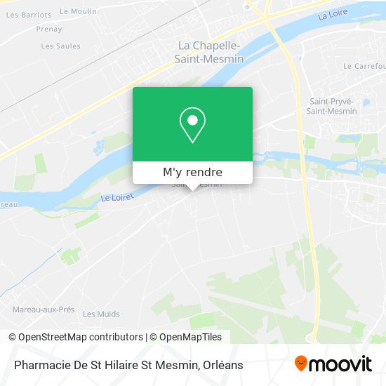 Pharmacie De St Hilaire St Mesmin plan