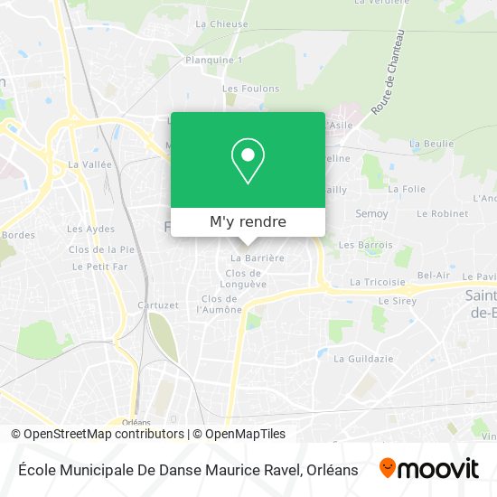 École Municipale De Danse Maurice Ravel plan