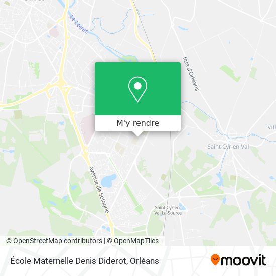 École Maternelle Denis Diderot plan