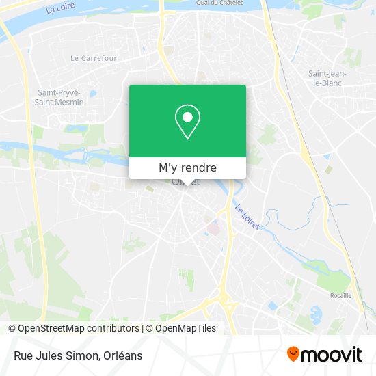 Rue Jules Simon plan