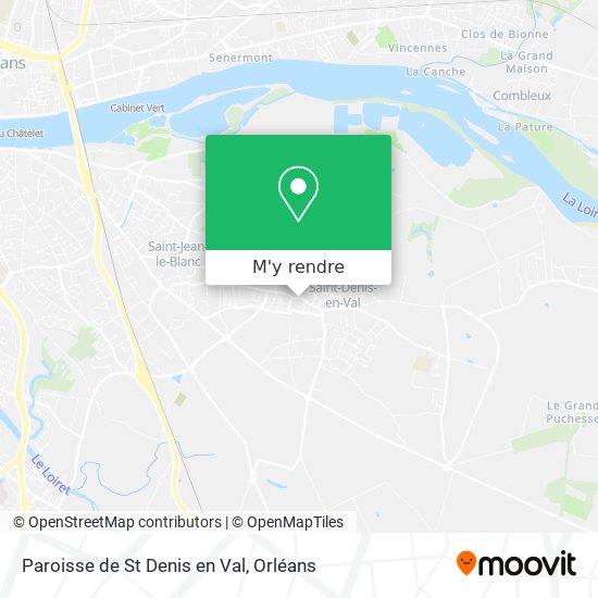 Paroisse de St Denis en Val plan