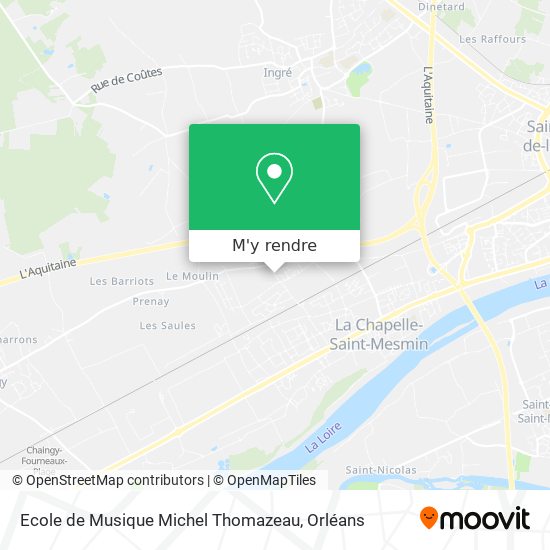 Ecole de Musique Michel Thomazeau plan