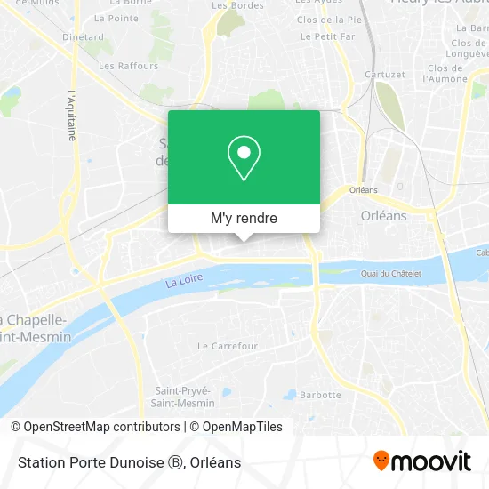 Station Porte Dunoise Ⓑ plan