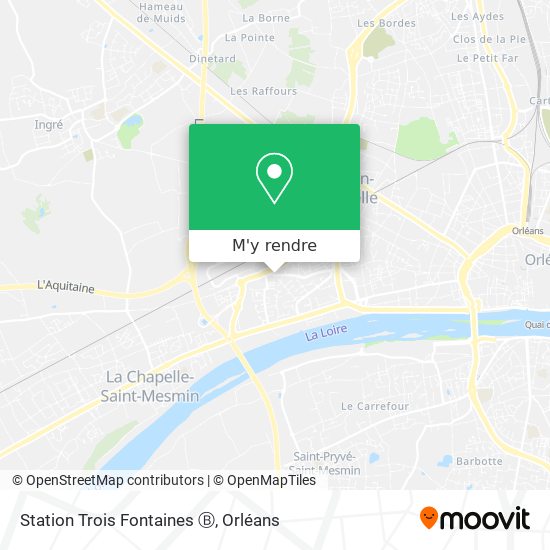 Station Trois Fontaines Ⓑ plan