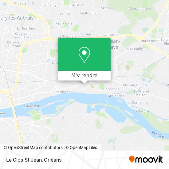 Le Clos St Jean plan