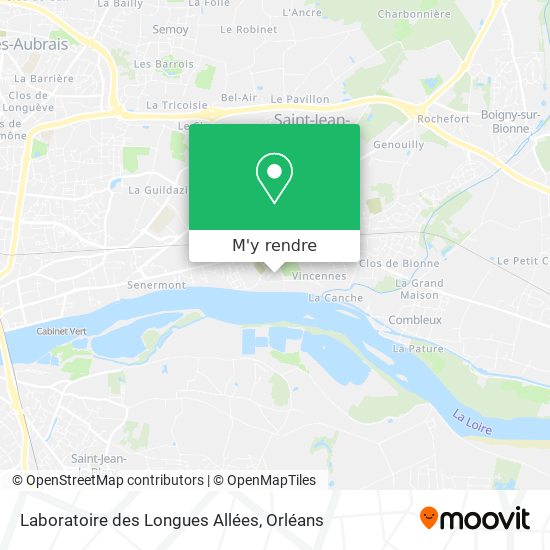 Laboratoire des Longues Allées plan