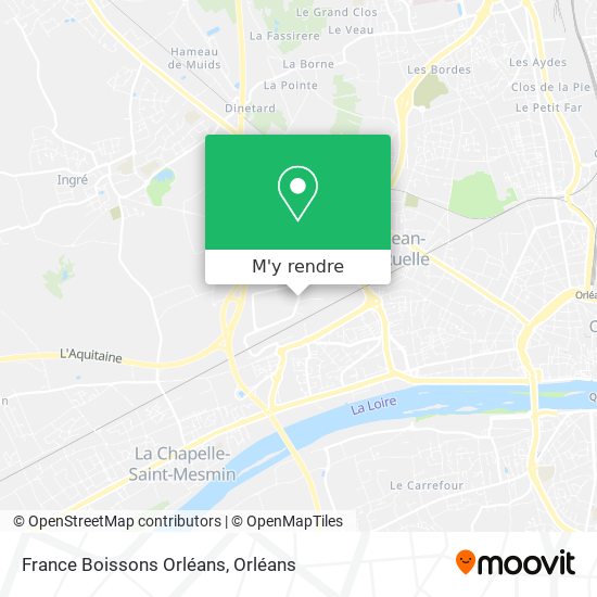 France Boissons Orléans plan