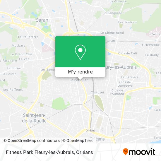 Fitness Park Fleury-les-Aubrais plan