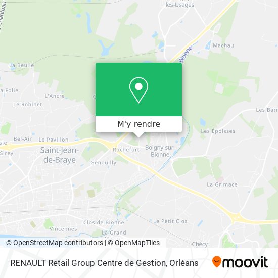 RENAULT Retail Group Centre de Gestion plan
