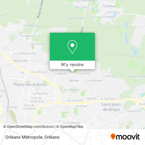 Orléans Métropole plan