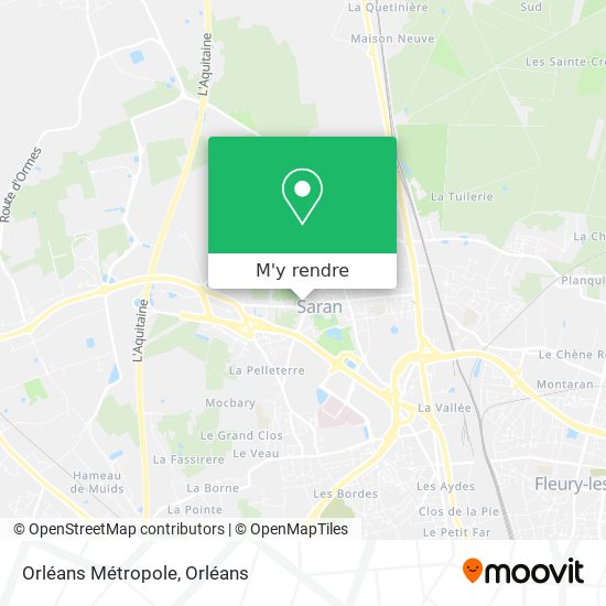 Orléans Métropole plan
