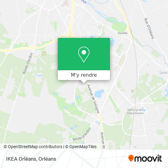 IKEA Orléans plan