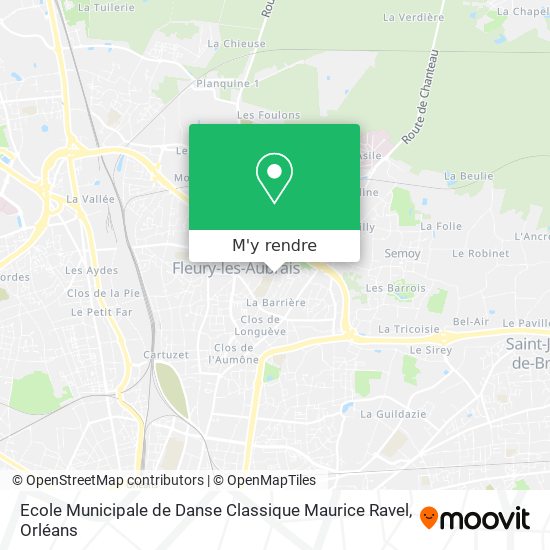 Ecole Municipale de Danse Classique Maurice Ravel plan