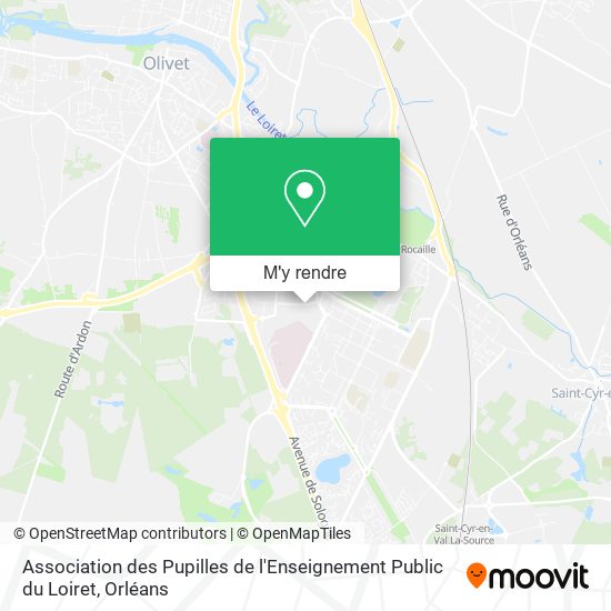 Association des Pupilles de l'Enseignement Public du Loiret plan