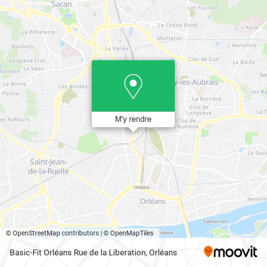 Basic-Fit Orléans Rue de la Liberation plan