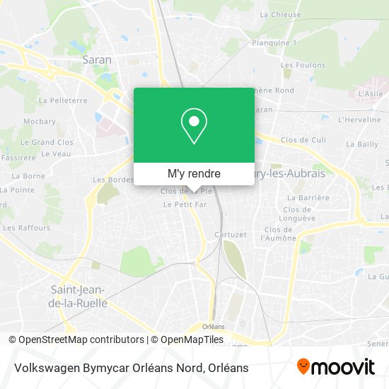 Volkswagen Bymycar Orléans Nord plan