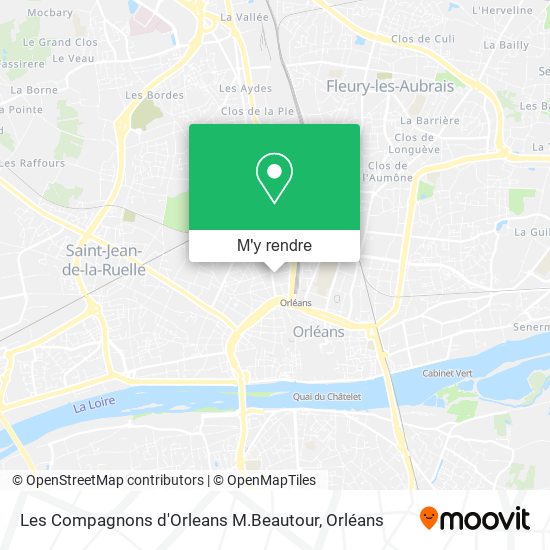 Les Compagnons d'Orleans M.Beautour plan