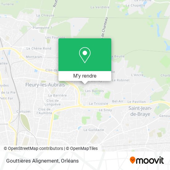 Gouttières Alignement plan
