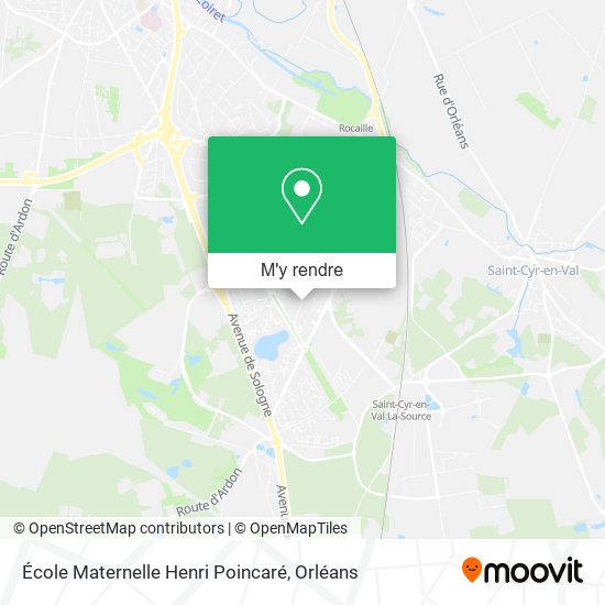 École Maternelle Henri Poincaré plan