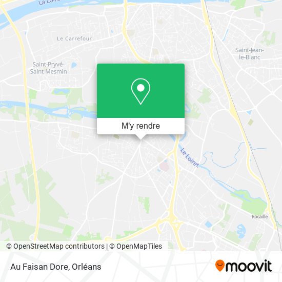 Au Faisan Dore plan