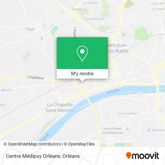 Centre Médipsy Orléans plan