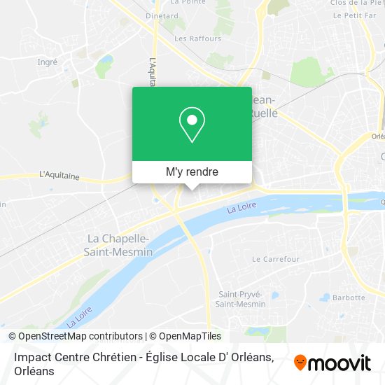 Impact Centre Chrétien - Église Locale D' Orléans plan