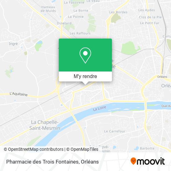 Pharmacie des Trois Fontaines plan