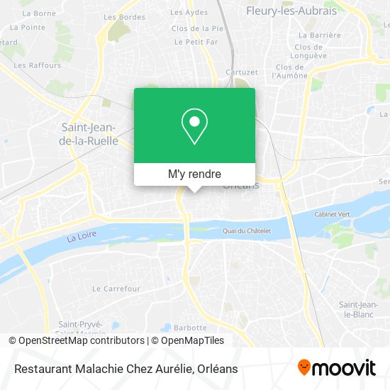 Restaurant Malachie Chez Aurélie plan
