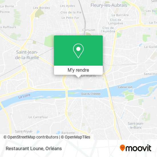 Restaurant Loune plan