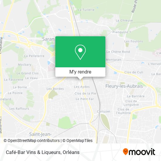 Café-Bar Vins & Liqueurs plan