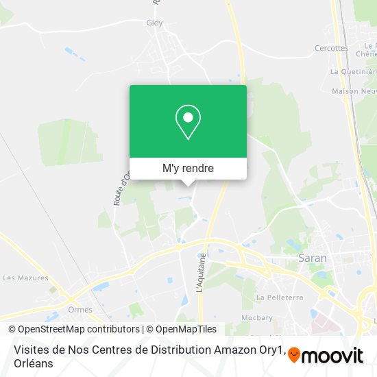 Visites de Nos Centres de Distribution Amazon Ory1 plan