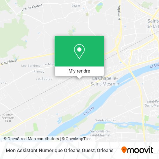 Mon Assistant Numérique Orléans Ouest plan
