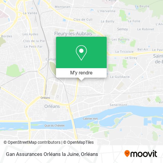 Gan Assurances Orléans la Juine plan