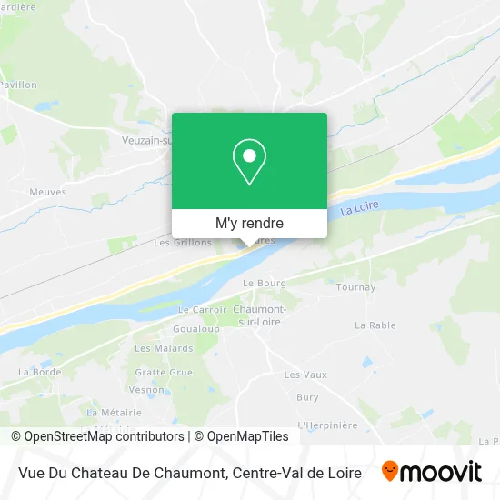 Vue Du Chateau De Chaumont plan