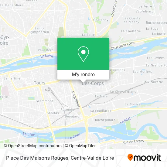 Place Des Maisons Rouges plan