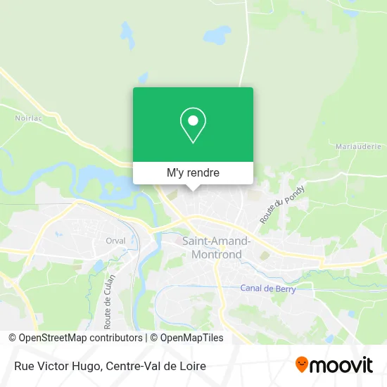 Rue Victor Hugo plan