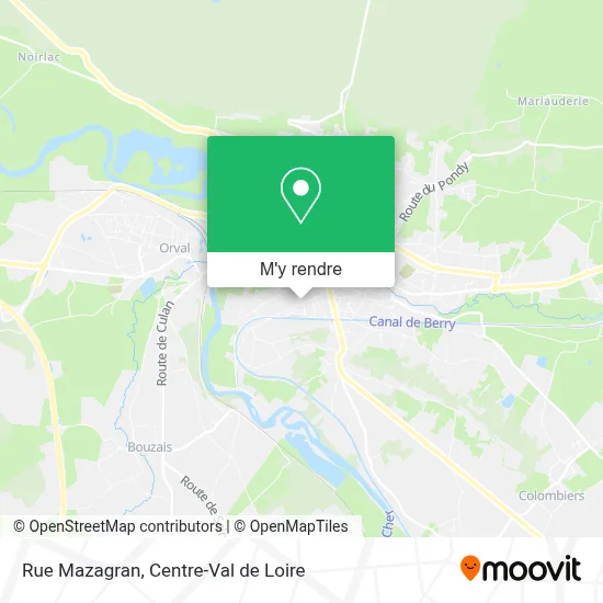 Rue Mazagran plan
