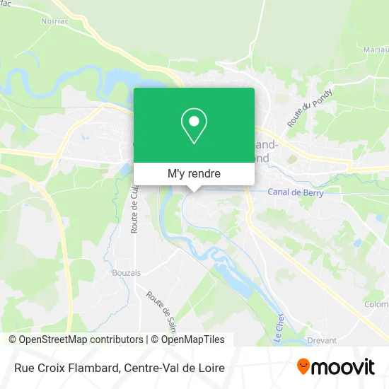 Rue Croix Flambard plan