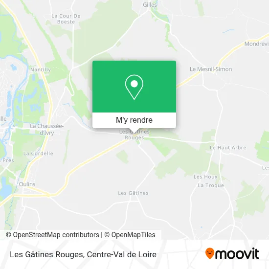 Les Gâtines Rouges plan