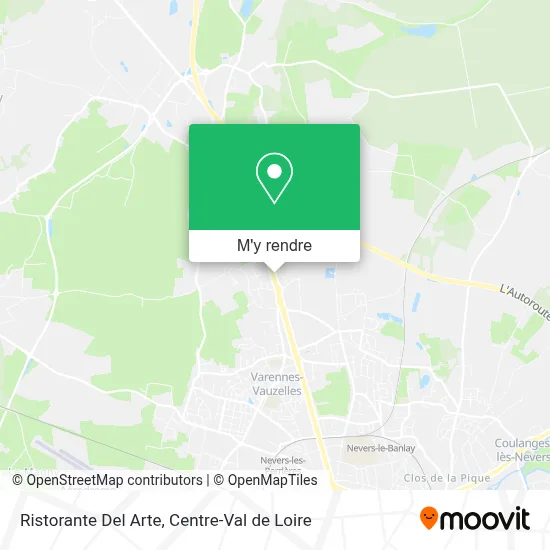 Ristorante Del Arte plan