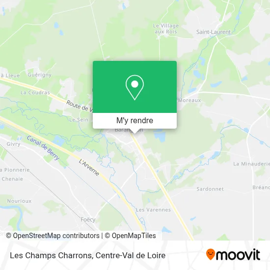 Les Champs Charrons plan