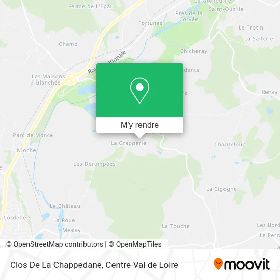 Clos De La Chappedane plan
