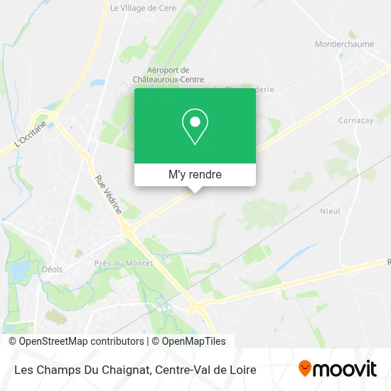 Les Champs Du Chaignat plan