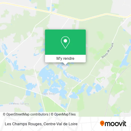 Les Champs Rouges plan