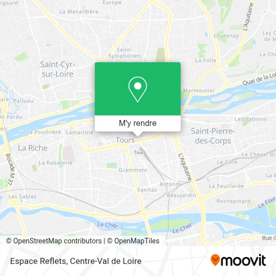 Espace Reflets plan