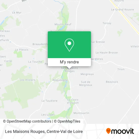 Les Maisons Rouges plan