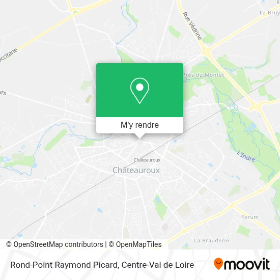 Rond-Point Raymond Picard plan