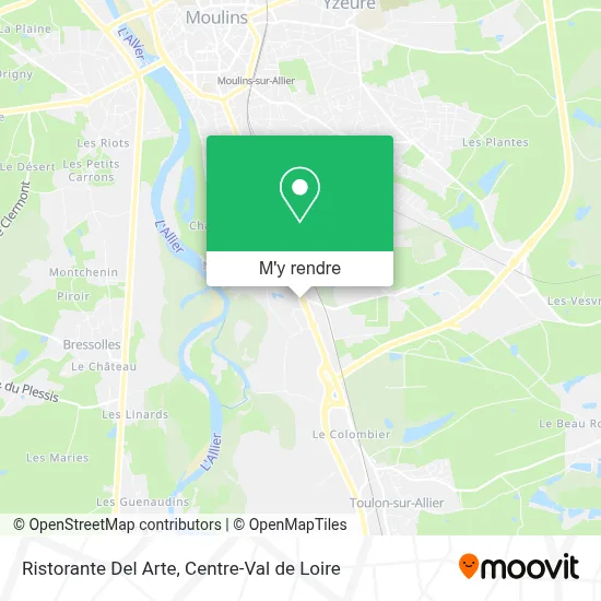 Ristorante Del Arte plan