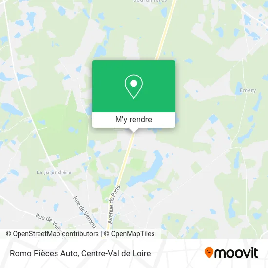 Romo Pièces Auto plan